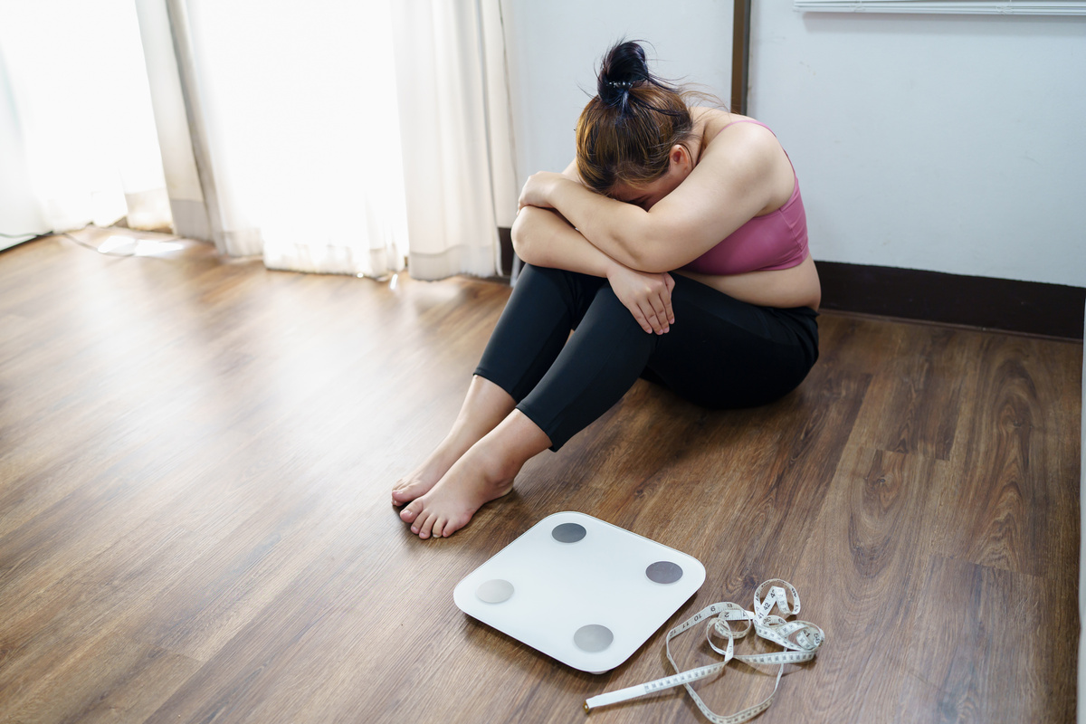 Woman Frustrated About Losing Weight